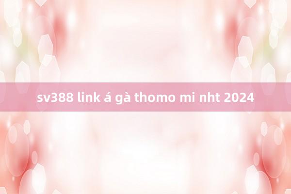 sv388 link á gà thomo mi nht 2024