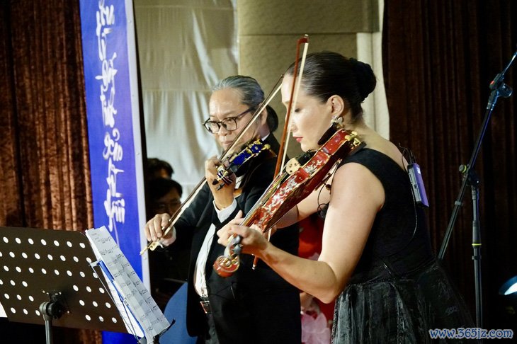 Hải Phượng， Tăng Thành Nam chơi đàn tranh， đàn violin bằng sứ - Ảnh 5.